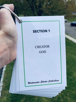 Westminster Shorter Catechism Cards