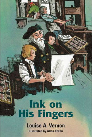 Ink on His fingers