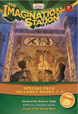 The Imagination Station Special Pack, Books 7-9: Secret of the Prince's Tomb/Battle for Cannibal Island/Escape to the Hiding Place ( Imagination Station Books )