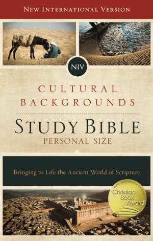 NIV, Cultural Backgrounds Study Bible, Personal Size, Hardcover, Red Letter Edition: Bringing to Life the Ancient World of Scripture (Special)