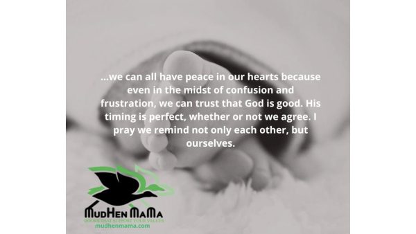 God's timing is perfect?