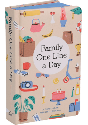 Family One Line a Day A Three-Year Memory Journal